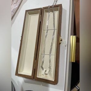 Brand new real silver necklace for men